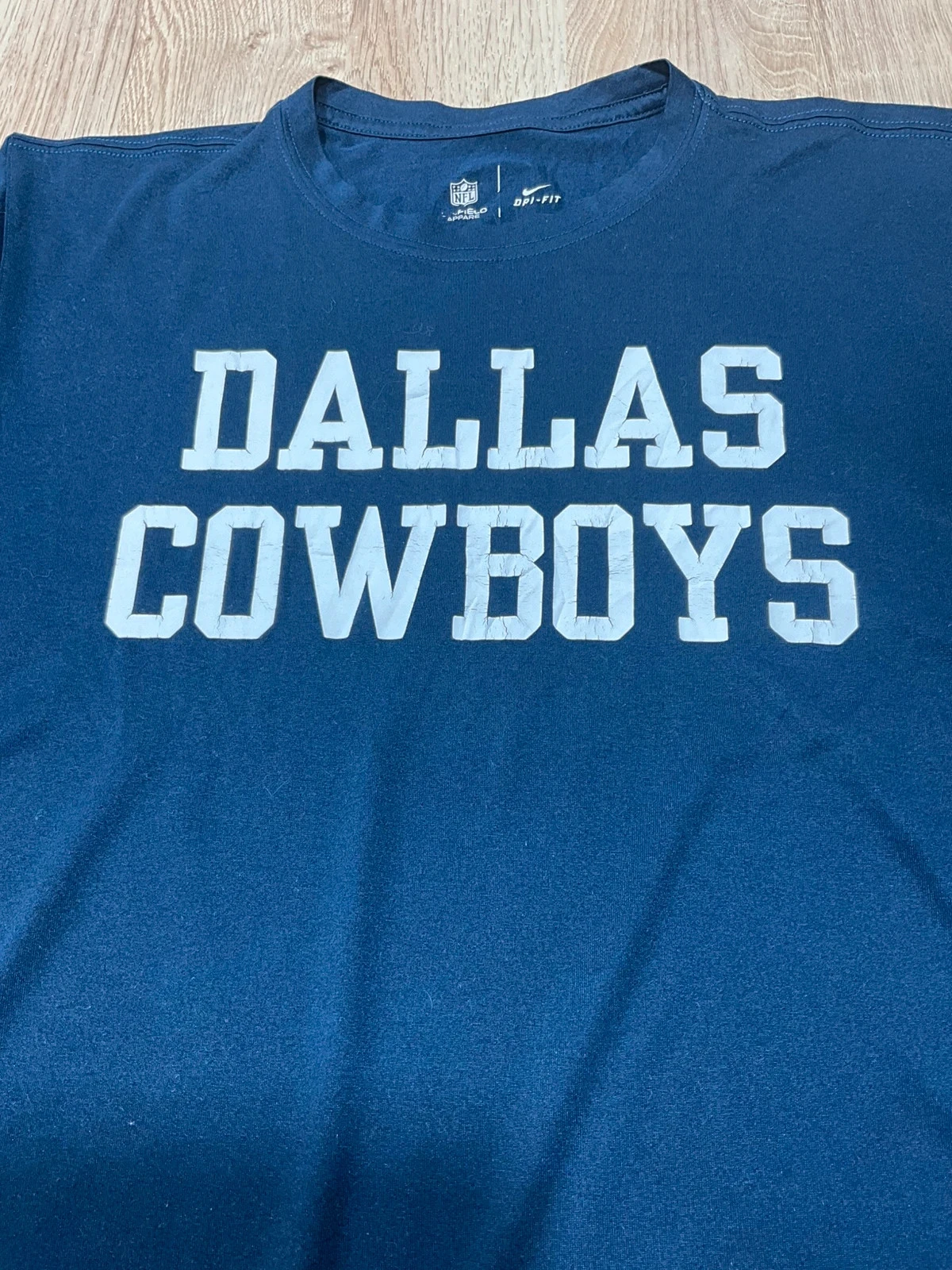 T-shirt Nike NFL Dallas Cowboys Dri-Fit Taille L Bleu Marine – photo 3